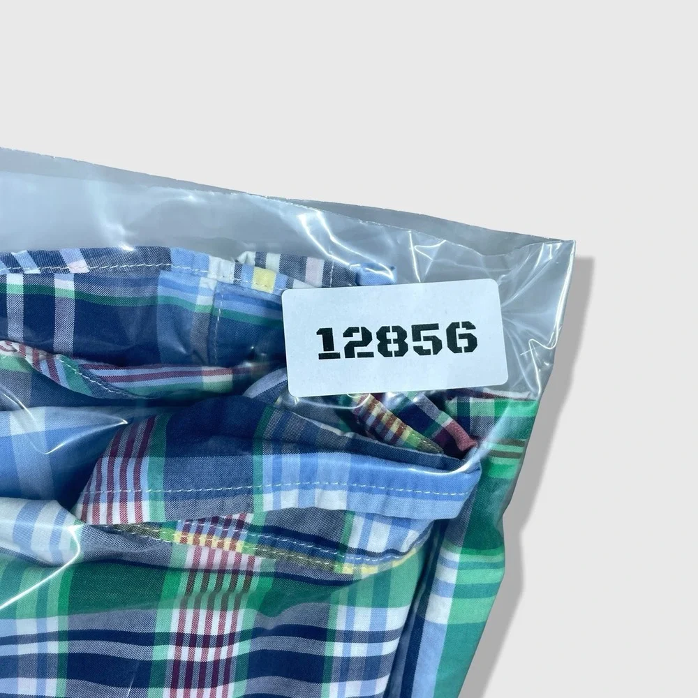 Ralph Lauren‎ Button Down Shirt Kids Size 5 Blue Plaid Preppy Aesthetic